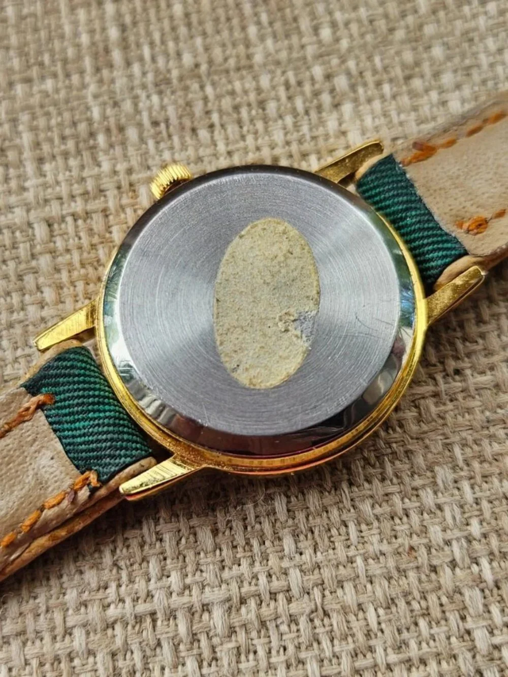 Vintage Cassant Quartz Wristwatch Ladies Golf Face Orbit Second Hand Watch